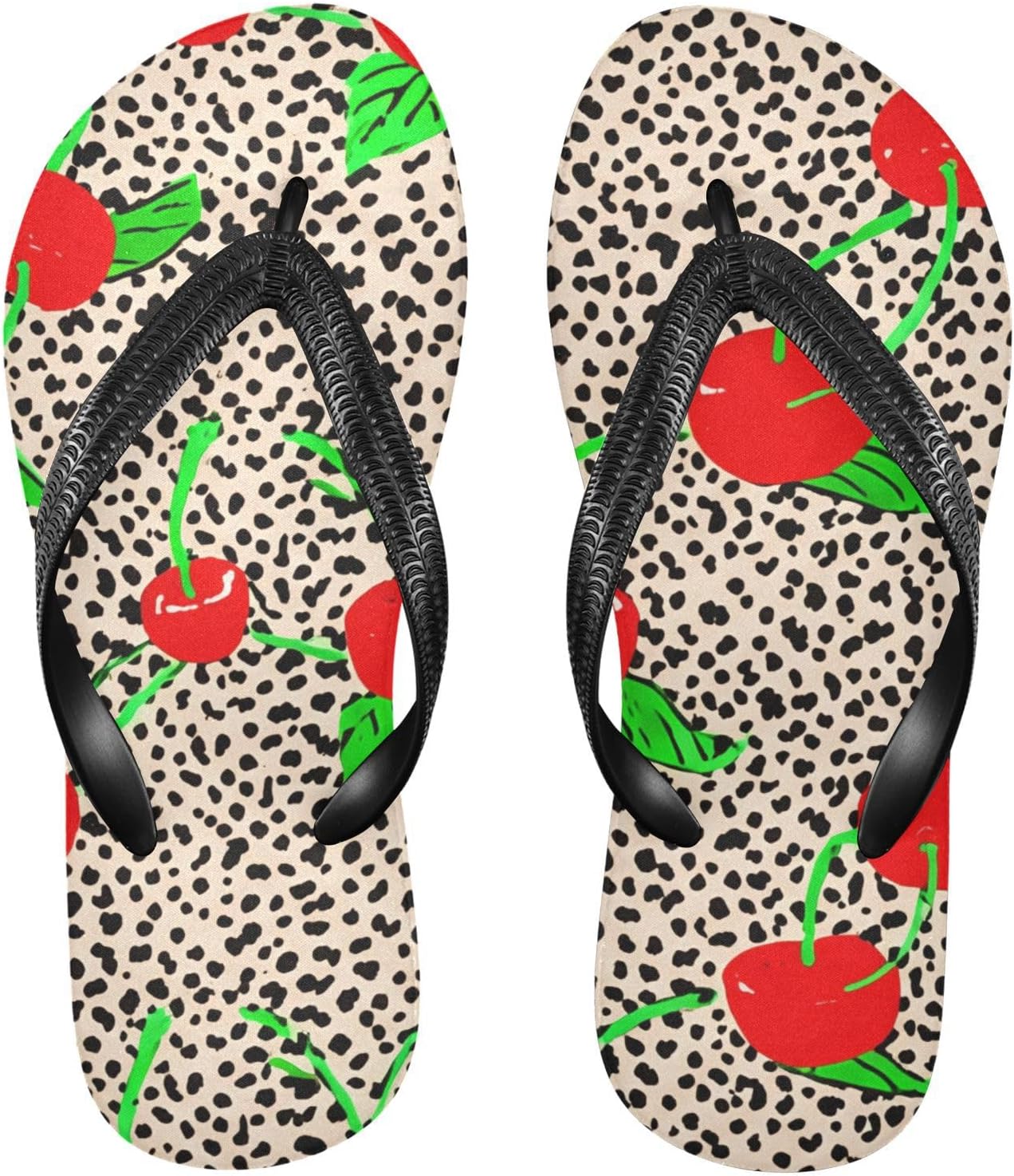 Сланцы Leopard Red Cherries с зелеными листьями, пляжные летние повседневные сандалии для женщин и мужчин, шлепки для душа 20861798 Kfbe
Сланцы Leopard Red Cherries с зелеными листьями, пляжные летние повседневные сандалии для женщин и мужчин, шлепки для душа 20861798 Kfbe