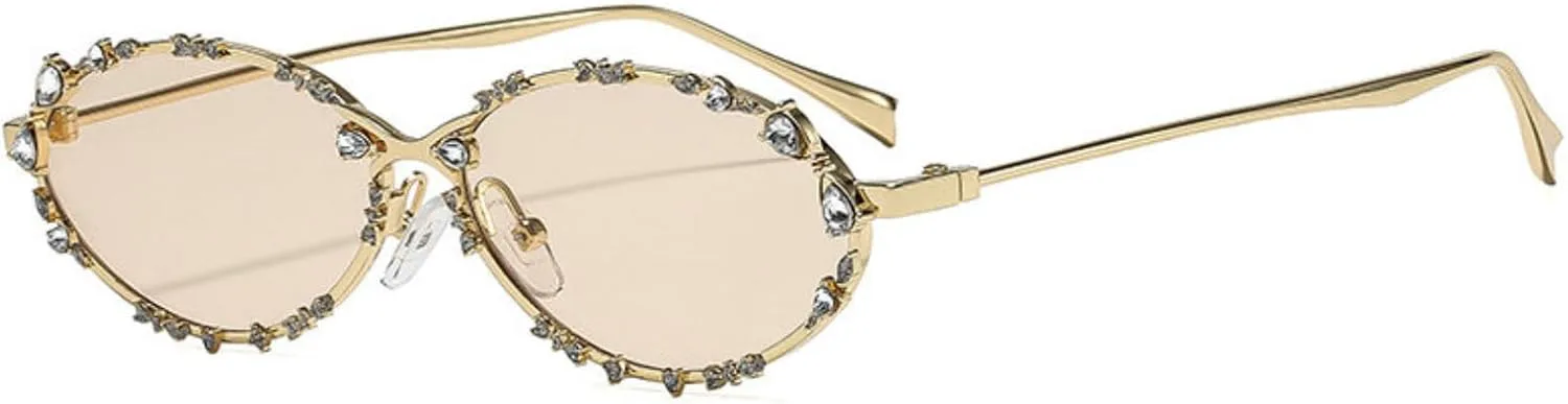 Солнцезащитные очки Willochra маленькие круглые со стразами для женщин в стиле 90-х, блестящие, в стиле хиппи-диско, модные овальные солнцезащитные очки, C3
Солнцезащитные очки Willochra маленькие круглые со стразами для женщин в стиле 90-х, блестящие, в стиле хиппи-диско, модные овальные солнцезащитные очки, C3