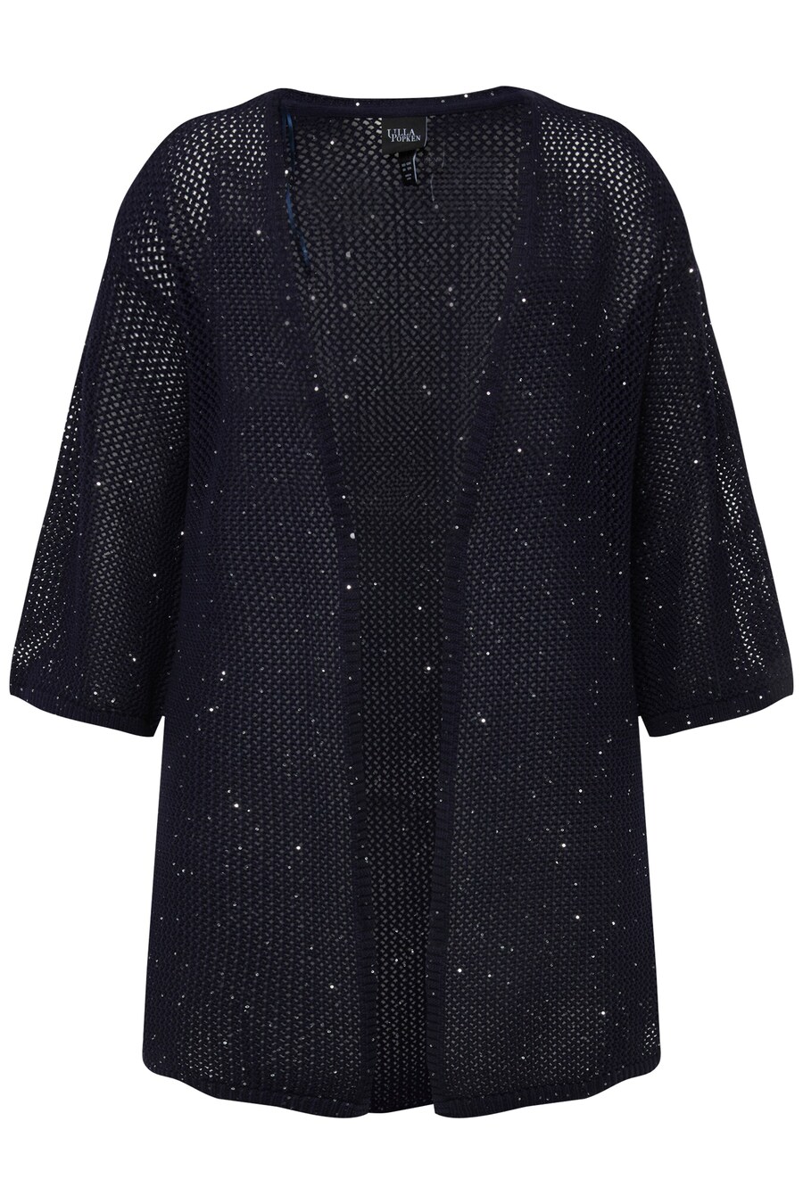 Вязаный кардиган Ulla Popken, темно-синий
Вязаный кардиган Ulla Popken, темно-синий