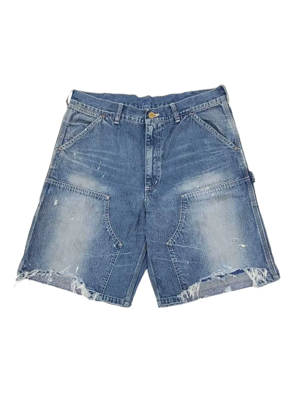 Джинсовые шорты с эффектом потертости SAINT MXXXXXX, синий
Джинсовые шорты с эффектом потертости SAINT MXXXXXX, синий