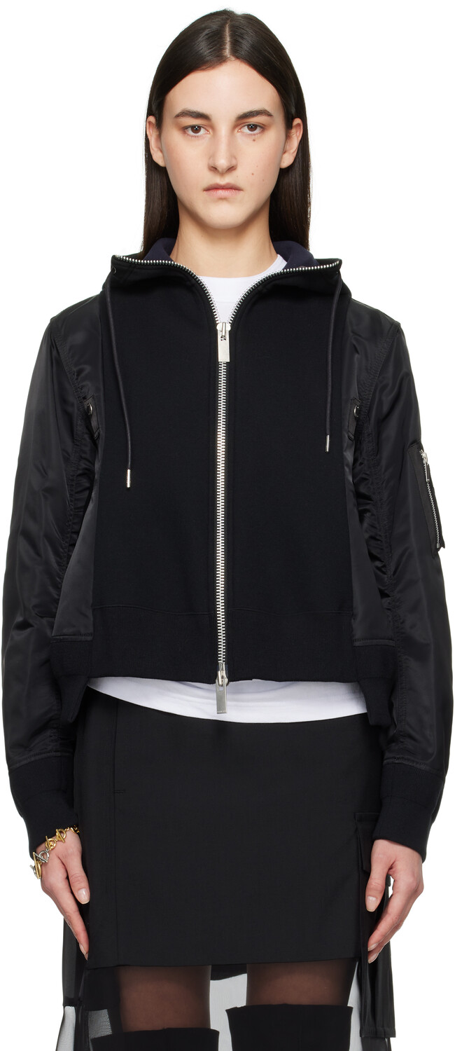 Толстовка Sponge Sweat x Nylon Twill sacai, черный
Толстовка Sponge Sweat x Nylon Twill sacai, черный