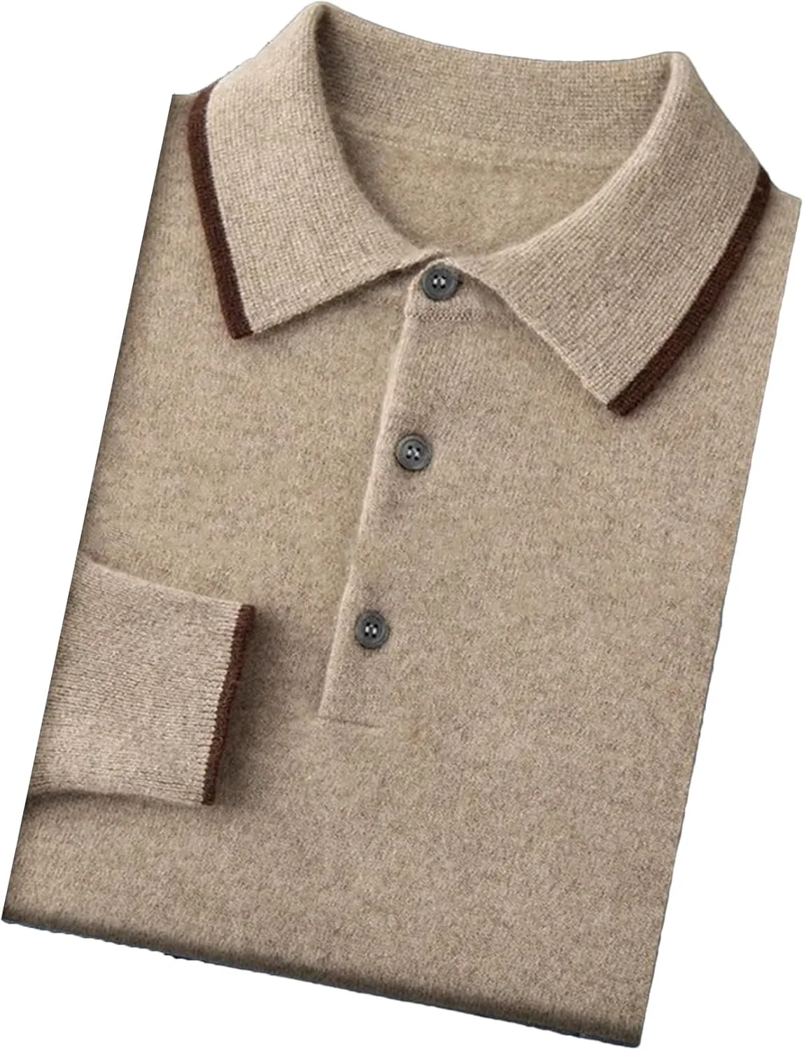 Мужской свитер-поло Alloaone с длинным рукавом, кашемир
Мужской свитер-поло Alloaone с длинным рукавом, кашемир