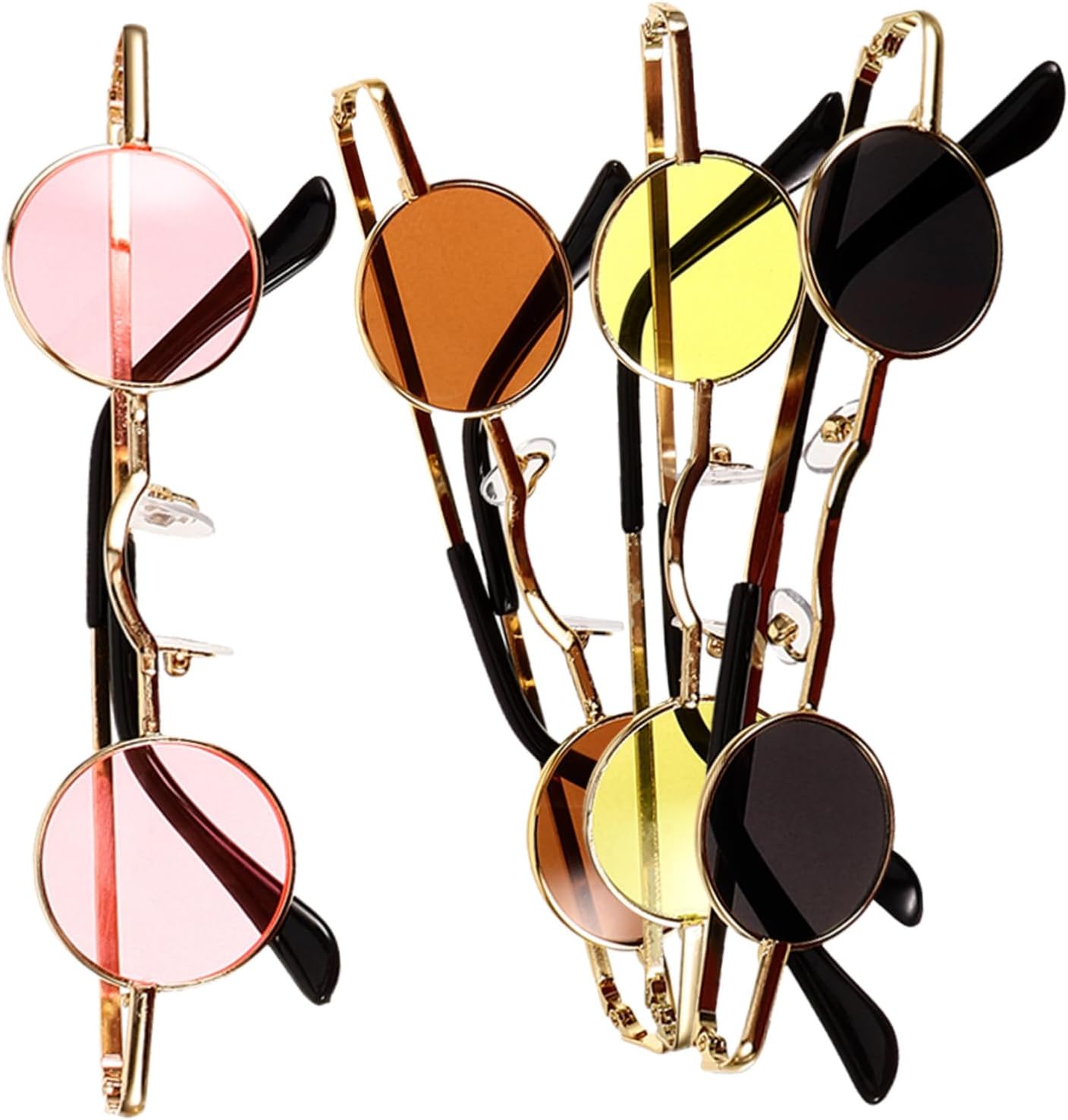 Veemoon 4 шт. Ретро круглые солнцезащитные очки унисекс, небольшой круглый дизайн, легкие оправы, защита от УФ-излучения, идеально подходят для путешествий на открытом воздухе и создания модного образа, Assorted Color
Veemoon 4 шт. Ретро круглые солнцезащитные очки унисекс, небольшой круглый дизайн, легкие оправы, защита от УФ-излучения, идеально подходят для путешествий на открытом воздухе и создания модного образа, Assorted Color