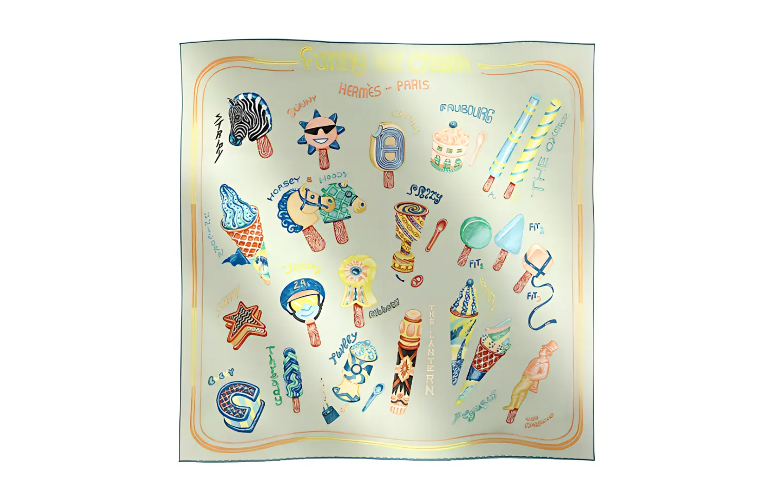 Шёлковый платок HERMES светло-зелёный
Шёлковый платок HERMES светло-зелёный