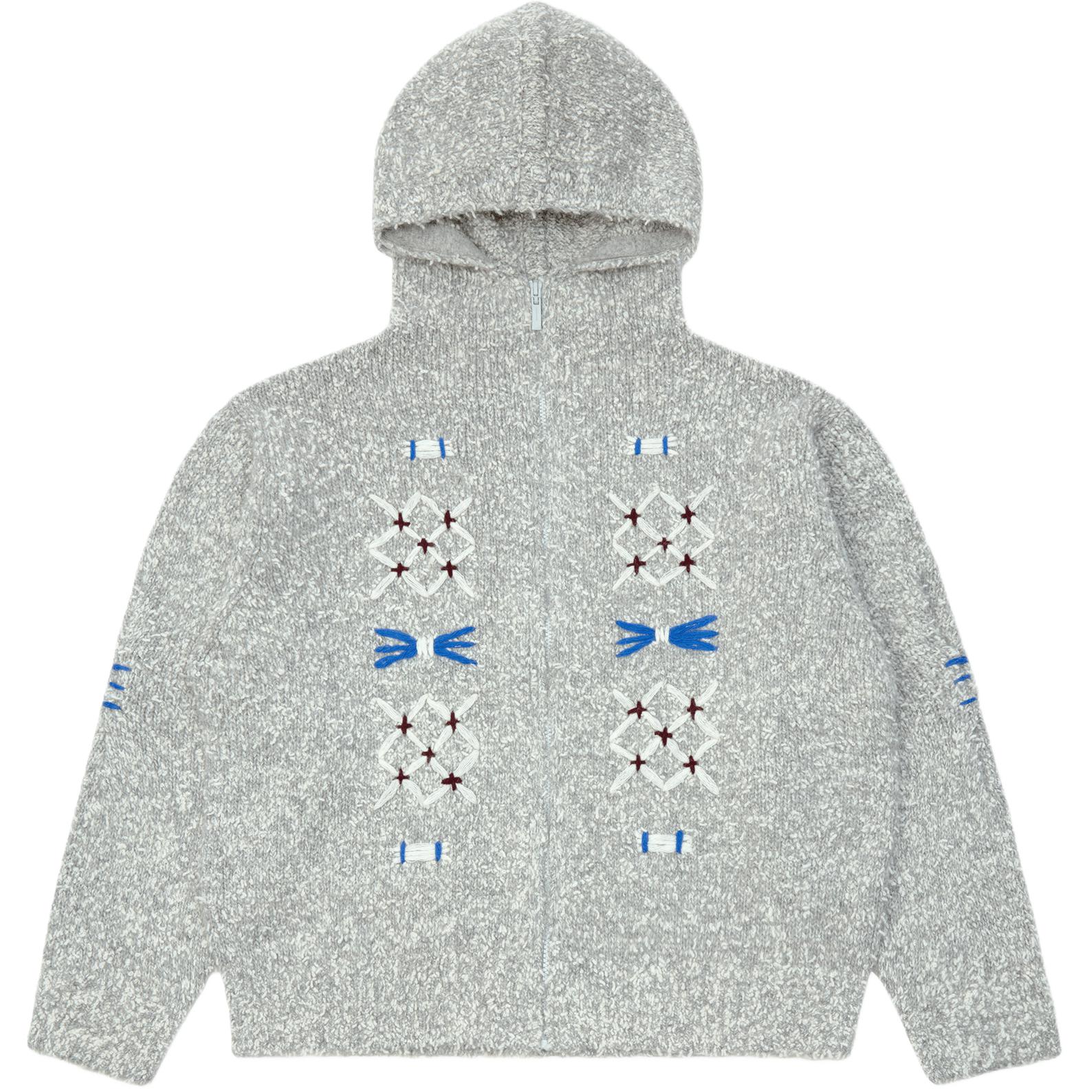 Кардиган с капюшоном и вышивкой Ader Error, серый
Кардиган с капюшоном и вышивкой Ader Error, серый