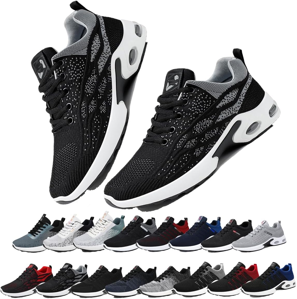 Мужские кроссовки Air с амортизацией для бега, белые с сеткой, ортопедические кроссовки, противоскользящие для активного отдыха на улице Generic
Мужские кроссовки Air с амортизацией для бега, белые с сеткой, ортопедические кроссовки, противоскользящие для активного отдыха на улице Generic