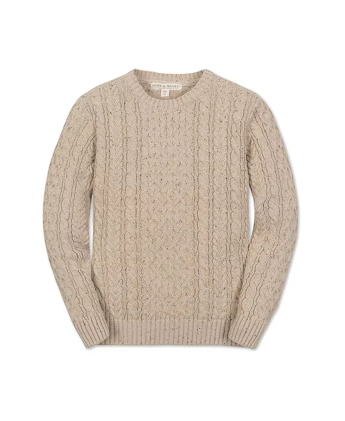 Органический свитер Fisherman Cable с длинными рукавами для мальчиков Hope & Henry, белый
Органический свитер Fisherman Cable с длинными рукавами для мальчиков Hope & Henry, белый