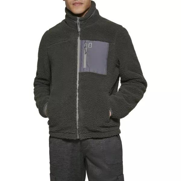 Мужская куртка из искусственной шерпы G.H. Bass & Co., цвет gargoyle 
Мужская куртка из искусственной шерпы G.H. Bass & Co., цвет gargoyle