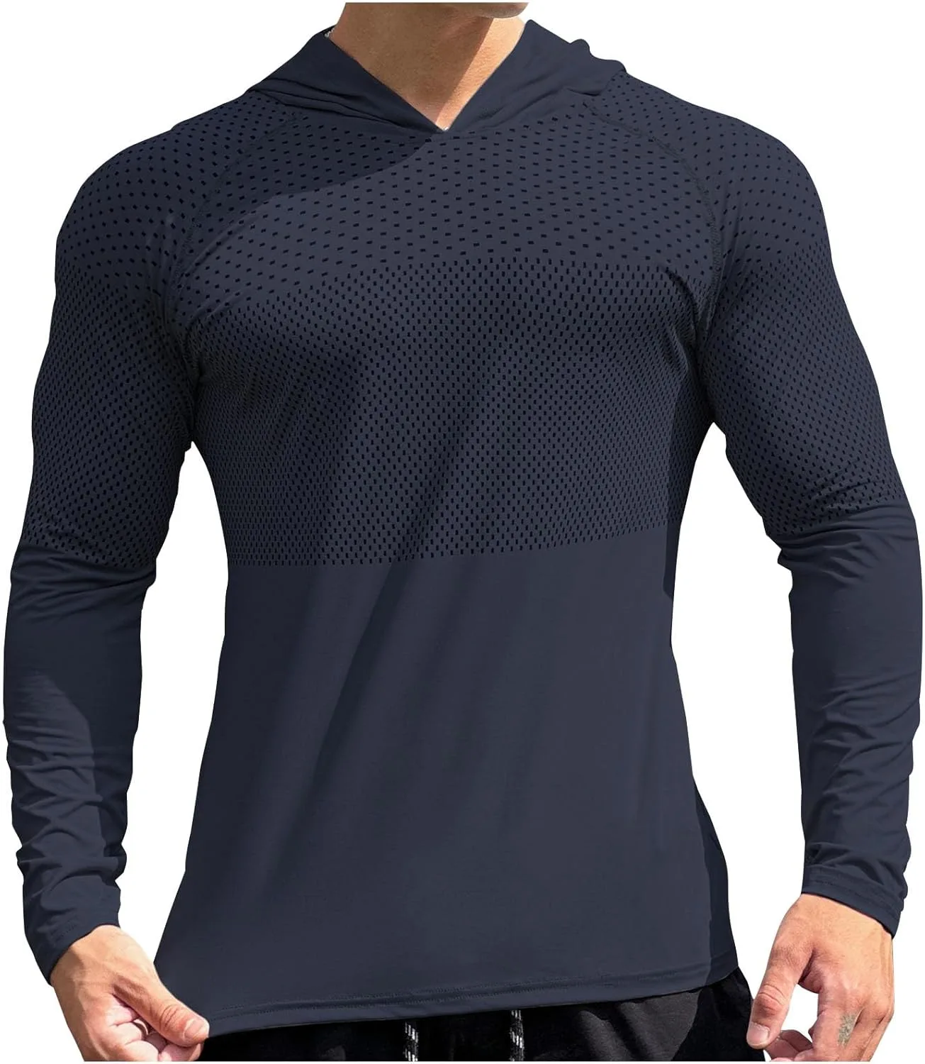 Мужская легкая толстовка с капюшоном Slim Fit QUNPIU
Мужская легкая толстовка с капюшоном Slim Fit QUNPIU