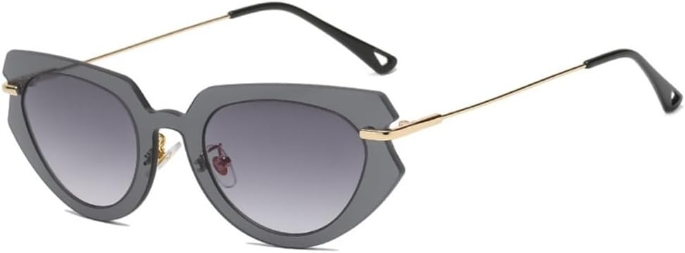 Женские солнцезащитные очки «кошачий глаз» без оправы, цельная прозрачная оправа с градиентным переходом цвета, солнцезащитные очки с защитой от УФ-излучения UV400 TYUVIVO, Black
Женские солнцезащитные очки «кошачий глаз» без оправы, цельная прозрачная оправа с градиентным переходом цвета, солнцезащитные очки с защитой от УФ-излучения UV400 TYUVIVO, Black