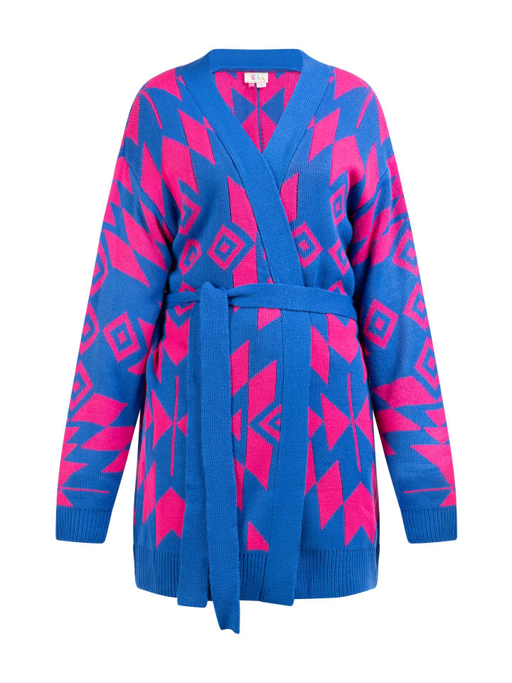 Женский ажурный кардиган в цвете голубой розовый IZIA
Женский ажурный кардиган в цвете голубой розовый IZIA