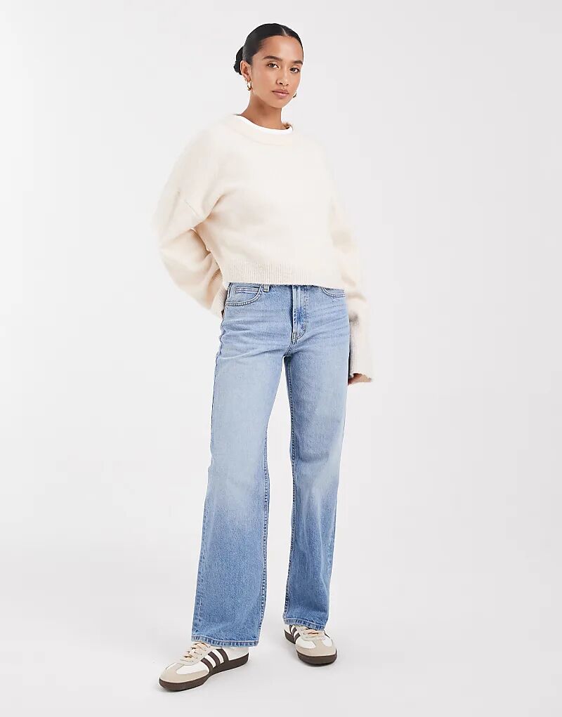 Джинсы прямого кроя ASOS DESIGN Petite Comfort, светло-голубого цвета
Джинсы прямого кроя ASOS DESIGN Petite Comfort, светло-голубого цвета