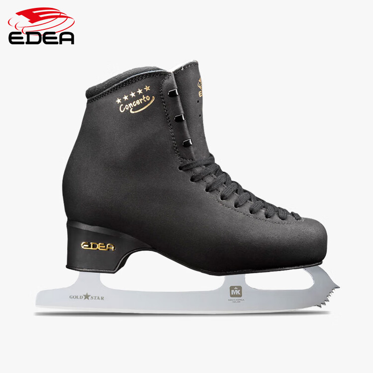 EDEA Коньки для фигурного катания Official Concerto Five-Star, черные, Standard Version + MK Gold Star Premium Ice Blades, размер 40
EDEA Коньки для фигурного катания Official Concerto Five-Star, черные, Standard Version + MK Gold Star Premium Ice Blades, размер 40