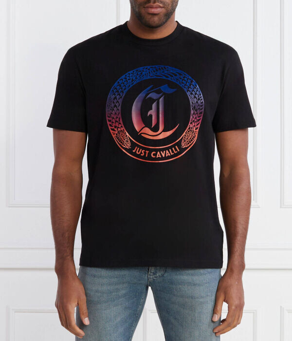 Футболка мужская Just Cavalli с фирменным принтом, черный
Футболка мужская Just Cavalli с фирменным принтом, черный