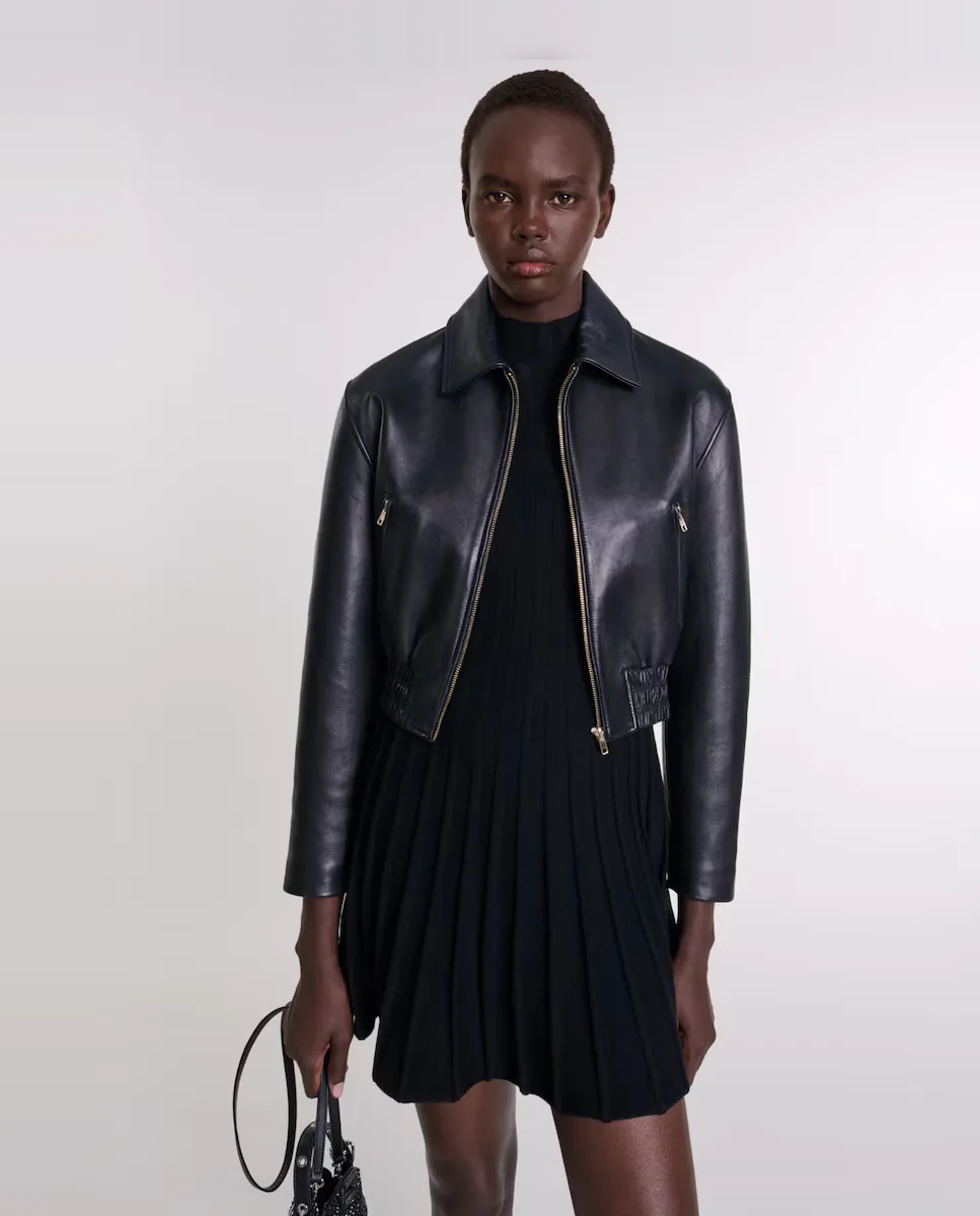 Женская кожаная куртка Maje, черный
Женская кожаная куртка Maje, черный