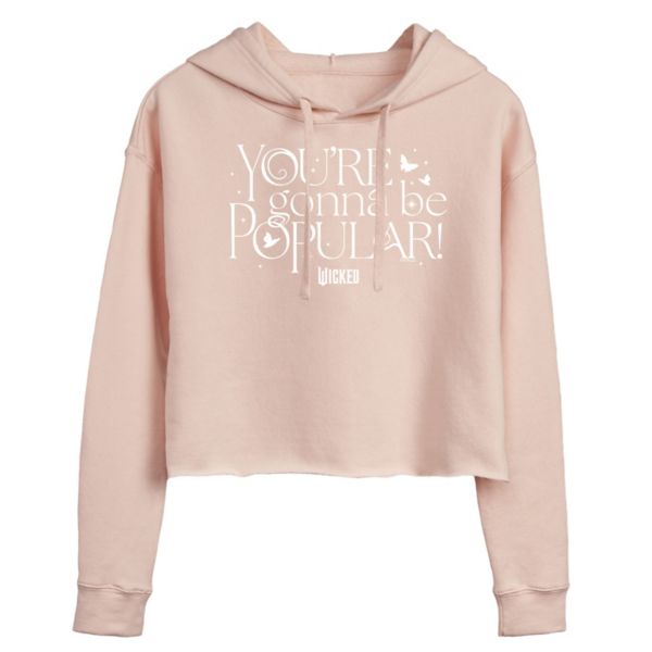 Юниоры злые, ты будешь популярной, укороченная толстовка с капюшоном Licensed Character, бежевый
Юниоры злые, ты будешь популярной, укороченная толстовка с капюшоном Licensed Character, бежевый