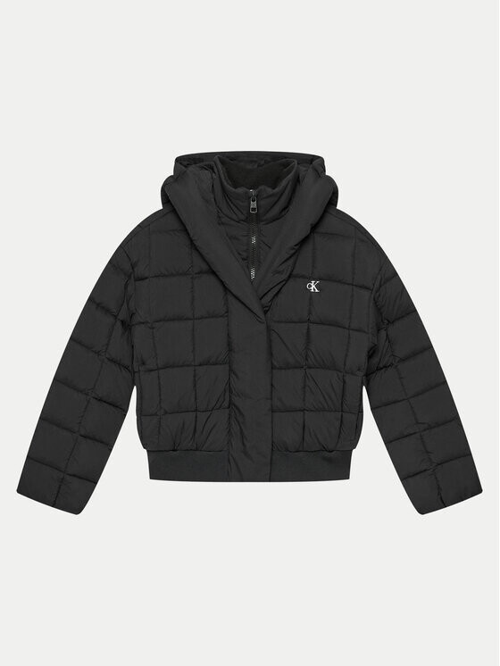 Пуховик regular fit Calvin Klein, черный 
Пуховик regular fit Calvin Klein, черный