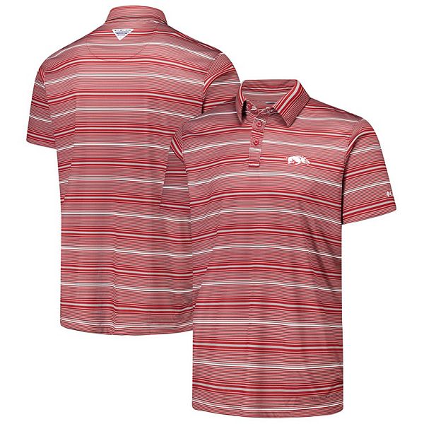 Мужская поло Arkansas Razorbacks PFG Super Terminal Tackle Omni-Shade Stripe Columbia
Мужская поло Arkansas Razorbacks PFG Super Terminal Tackle Omni-Shade Stripe Columbia