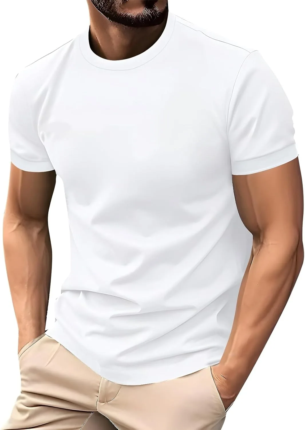 Мужская майка Muscle с коротким рукавом и мягкой эластичной тканью
Мужская майка Muscle с коротким рукавом и мягкой эластичной тканью