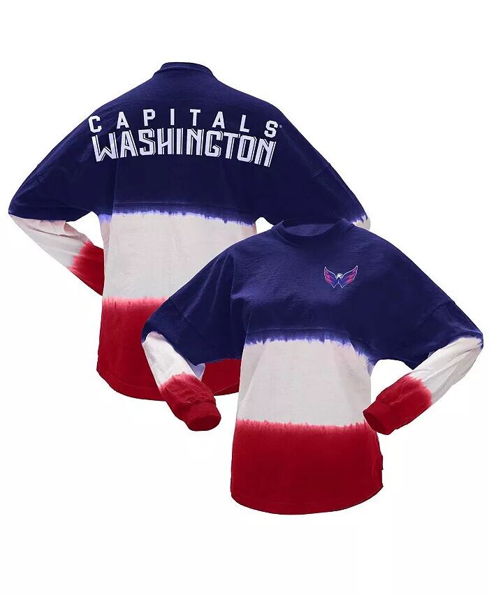 Женская темно-синяя красная футболка Washington Capitals Ombre с длинным рукавом Spirit Jersey
Женская темно-синяя красная футболка Washington Capitals Ombre с длинным рукавом Spirit Jersey