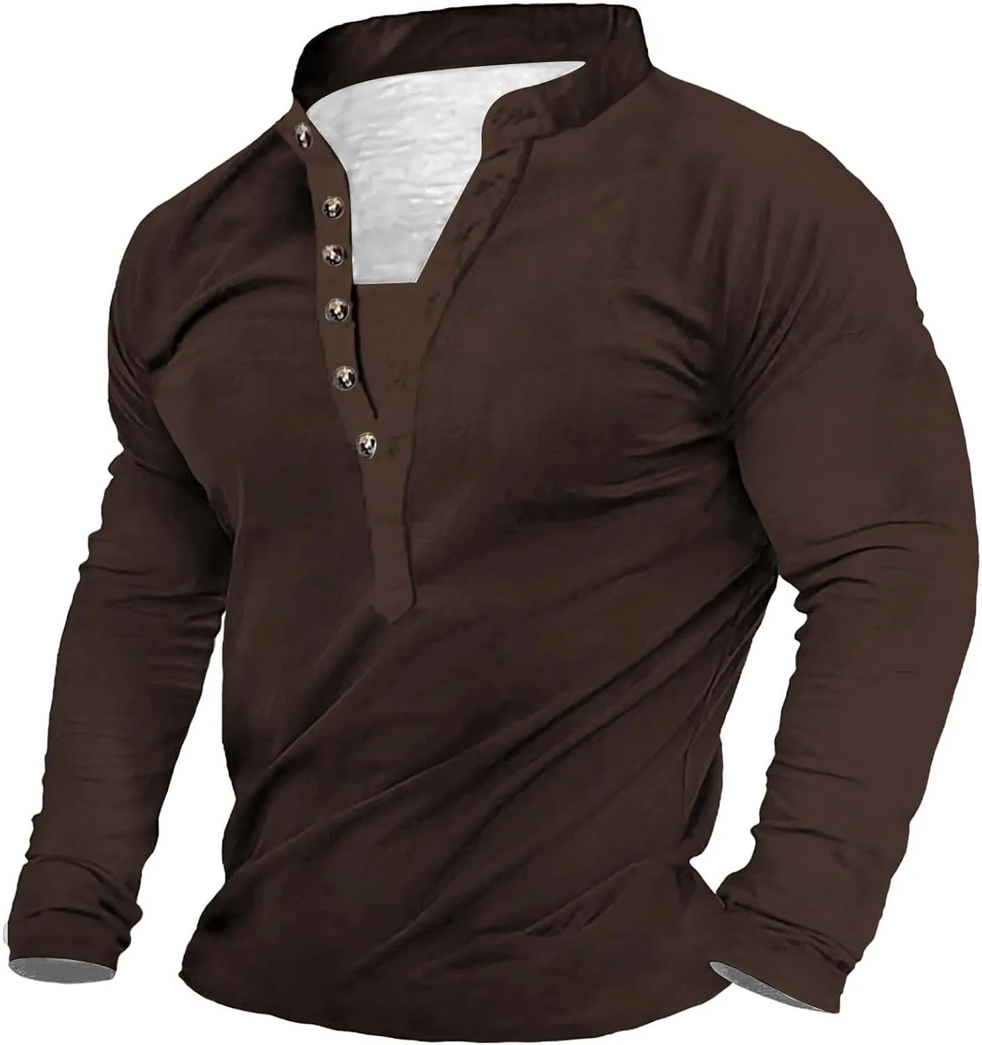 Мужская флисовая рубашка с длинным рукавом Henley, Slim Fit, Big&Tall ZYXTIM
Мужская флисовая рубашка с длинным рукавом Henley, Slim Fit, Big&Tall ZYXTIM