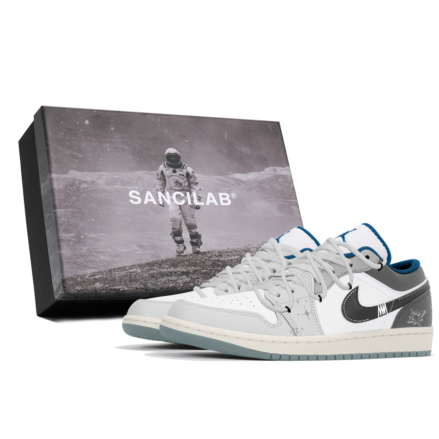 Air 1 Противоскользящие Кроссовки Баскетбольные Низкие Винтажные Мужские Серый Белый Jordan
Air 1 Противоскользящие Кроссовки Баскетбольные Низкие Винтажные Мужские Серый Белый Jordan