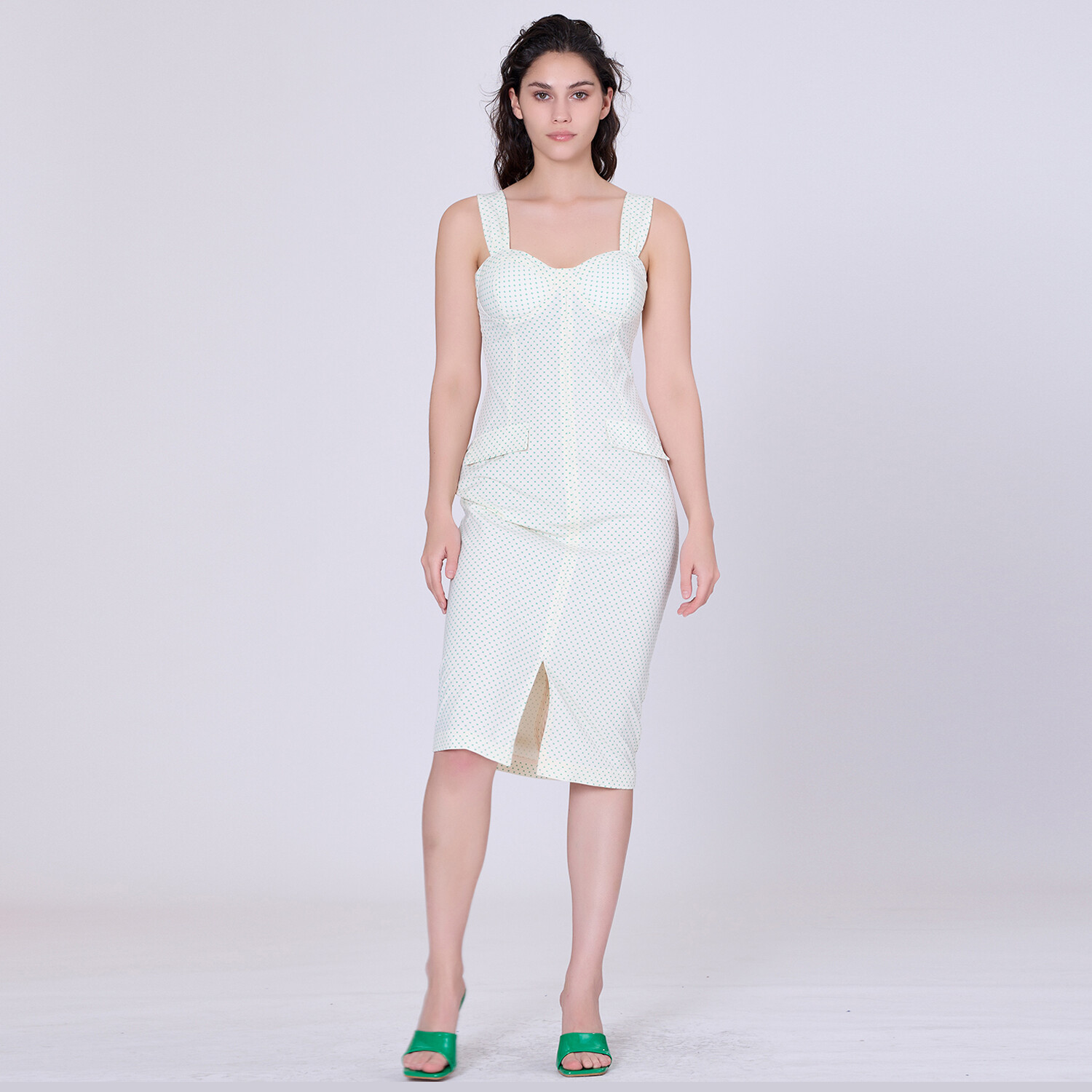 Платье-Футляр без рукавов с мини-точечным узором Smart And Joy, белый
Платье-Футляр без рукавов с мини-точечным узором Smart And Joy, белый