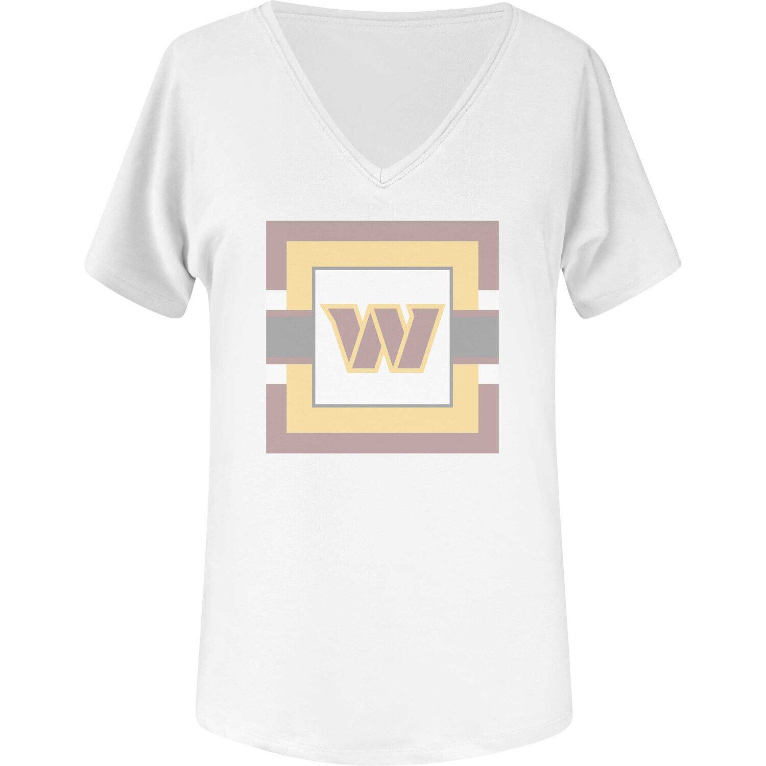 Женская белая футболка с v-образным вырезом KIYA TOMLIN Washington Commanders, Белый, Женская белая футболка с v-образным вырезом KIYA TOMLIN Washington Commanders 
Женская белая футболка с v-образным вырезом KIYA TOMLIN Washington Commanders, Белый, Женская белая футболка с v-образным вырезом KIYA TOMLIN Washington Commanders