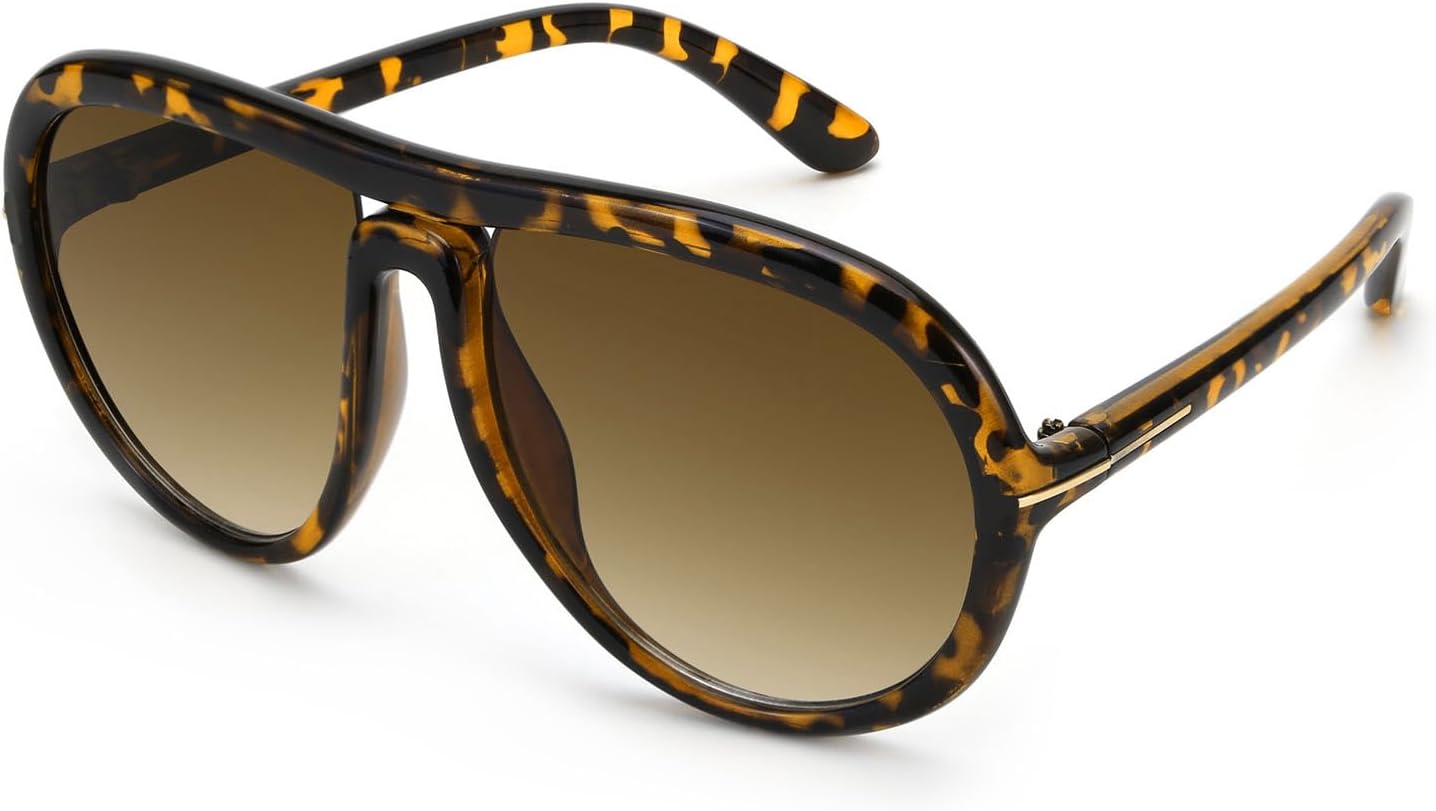 Солнцезащитные очки-авиаторы KARSAER большого размера в винтажном стиле для мужчин и женщин, большие круглые солнцезащитные очки-авиаторы в стиле ретро K7132, Gradient Brown
Солнцезащитные очки-авиаторы KARSAER большого размера в винтажном стиле для мужчин и женщин, большие круглые солнцезащитные очки-авиаторы в стиле ретро K7132, Gradient Brown