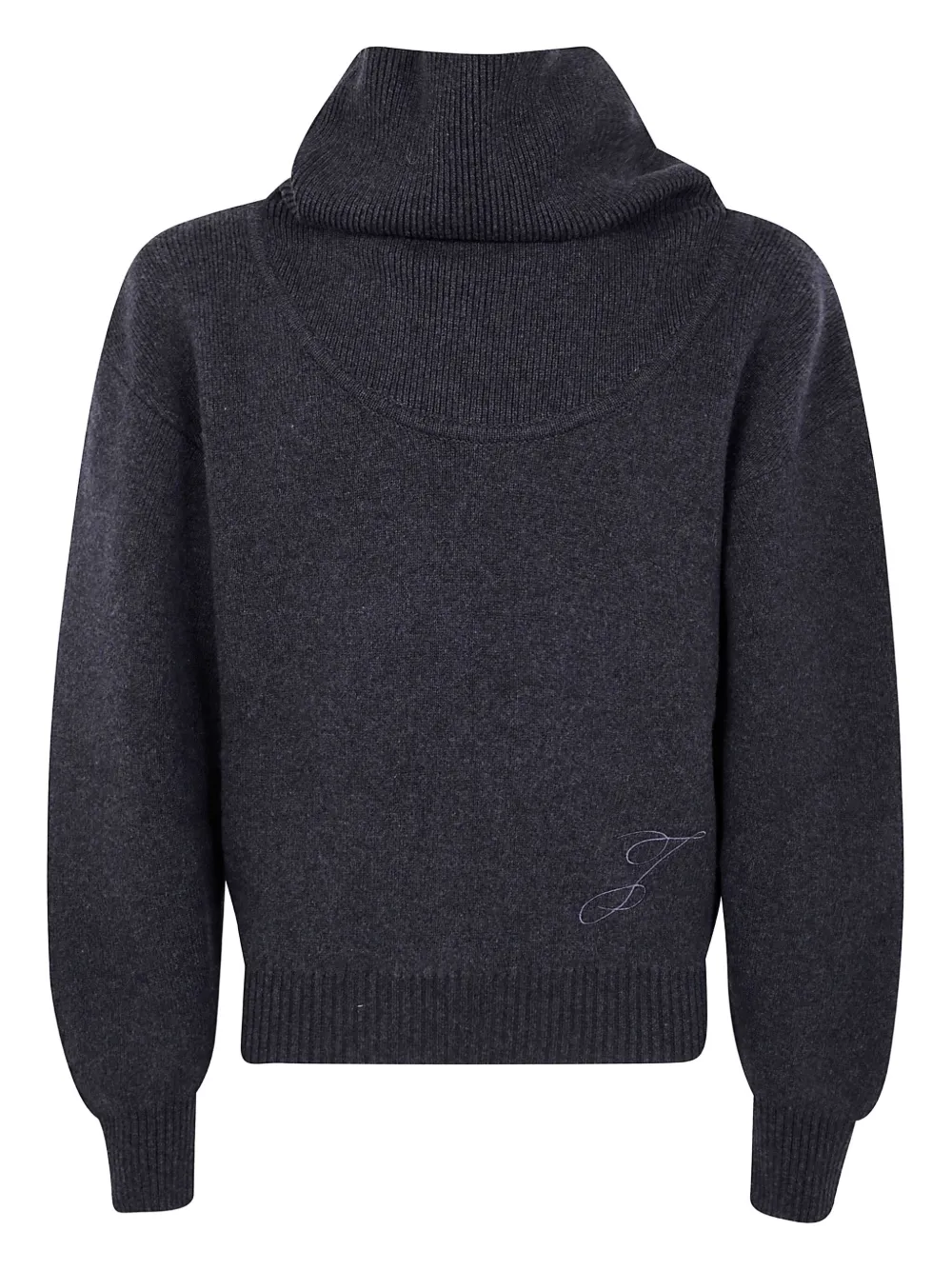 Вязаный свитер с вышитым логотипом Jacquemus, серый
Вязаный свитер с вышитым логотипом Jacquemus, серый