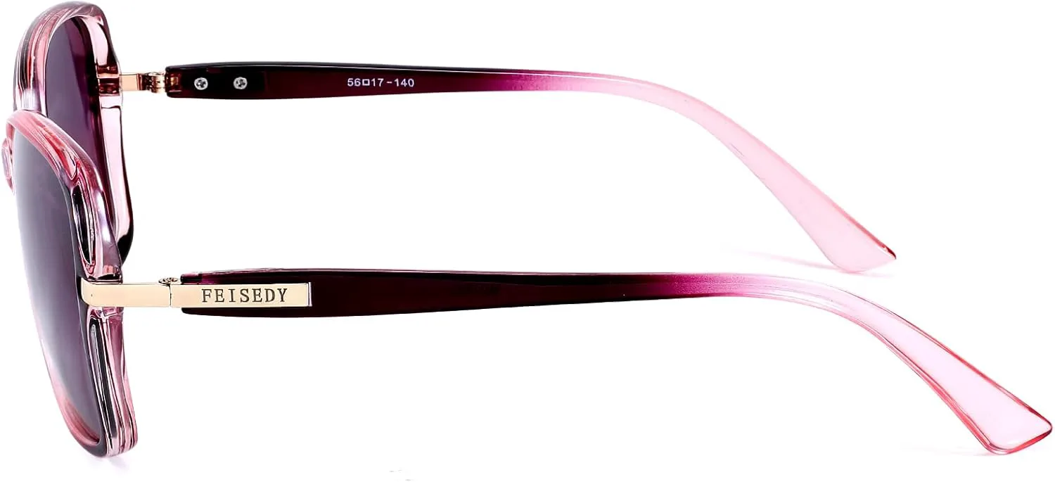Женские поляризованные солнцезащитные очки FEISEDY, модная элегантная цветная оправа, защита UV400, модель B2760, Gradual Purple Pink Frame & Gradual Purple Lens
Женские поляризованные солнцезащитные очки FEISEDY, модная элегантная цветная оправа, защита UV400, модель B2760, Gradual Purple Pink Frame & Gradual Purple Lens