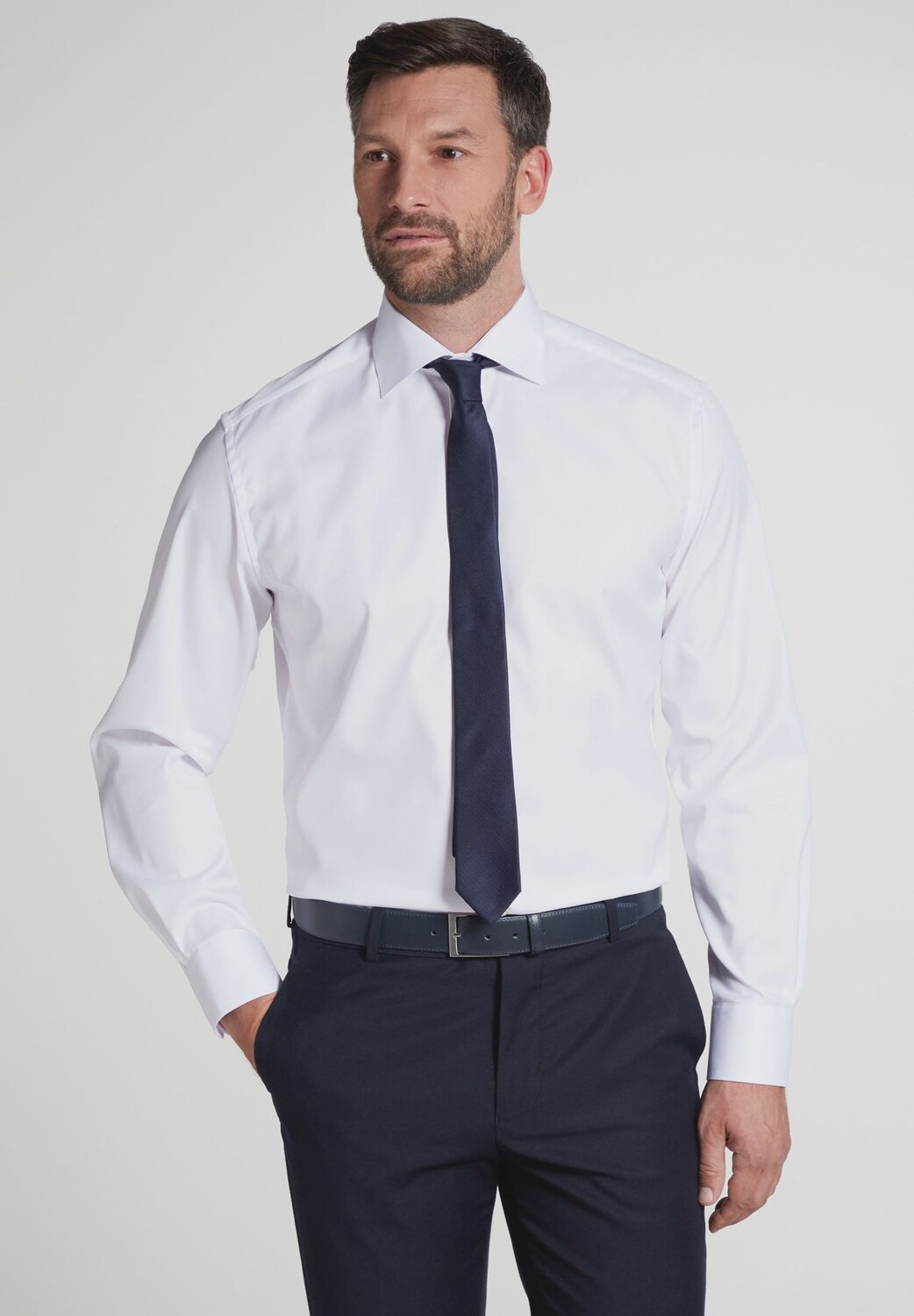 Рубашка Cover Shirt Деловая, современный крой, воротник Кент, мужская ETERNA, белый
Рубашка Cover Shirt Деловая, современный крой, воротник Кент, мужская ETERNA, белый