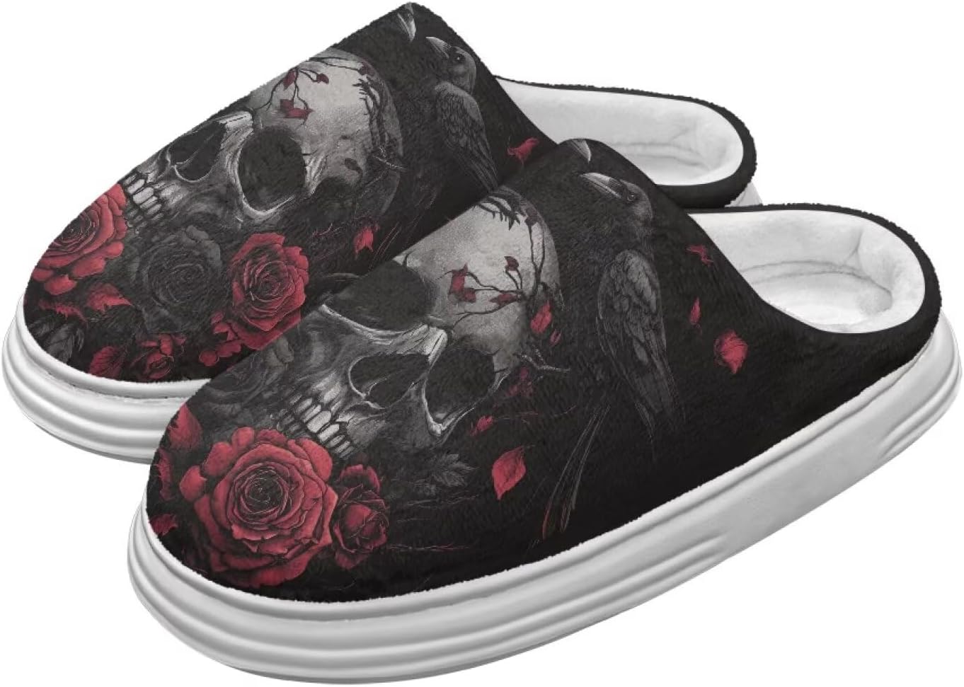 Милые пушистые домашние тапочки для женщин и мужчин, мягкие плюшевые теплые праздничные тапочки, зимние уютные тапочки для спальни, размеры США 4-10 Chririnla, Skull Rose
Милые пушистые домашние тапочки для женщин и мужчин, мягкие плюшевые теплые праздничные тапочки, зимние уютные тапочки для спальни, размеры США 4-10 Chririnla, Skull Rose