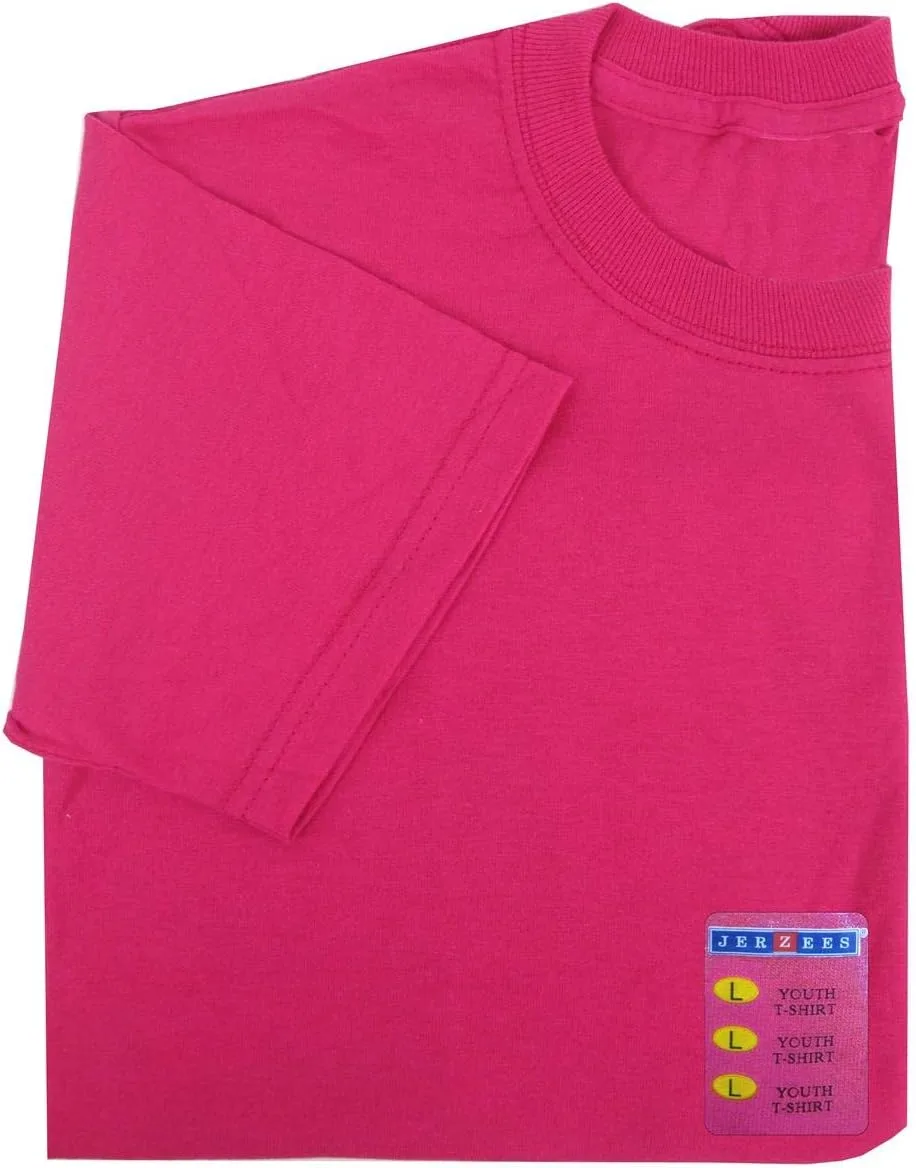 Футболка Jerzees Cotton Youth, Cyber Pink
Футболка Jerzees Cotton Youth, Cyber Pink