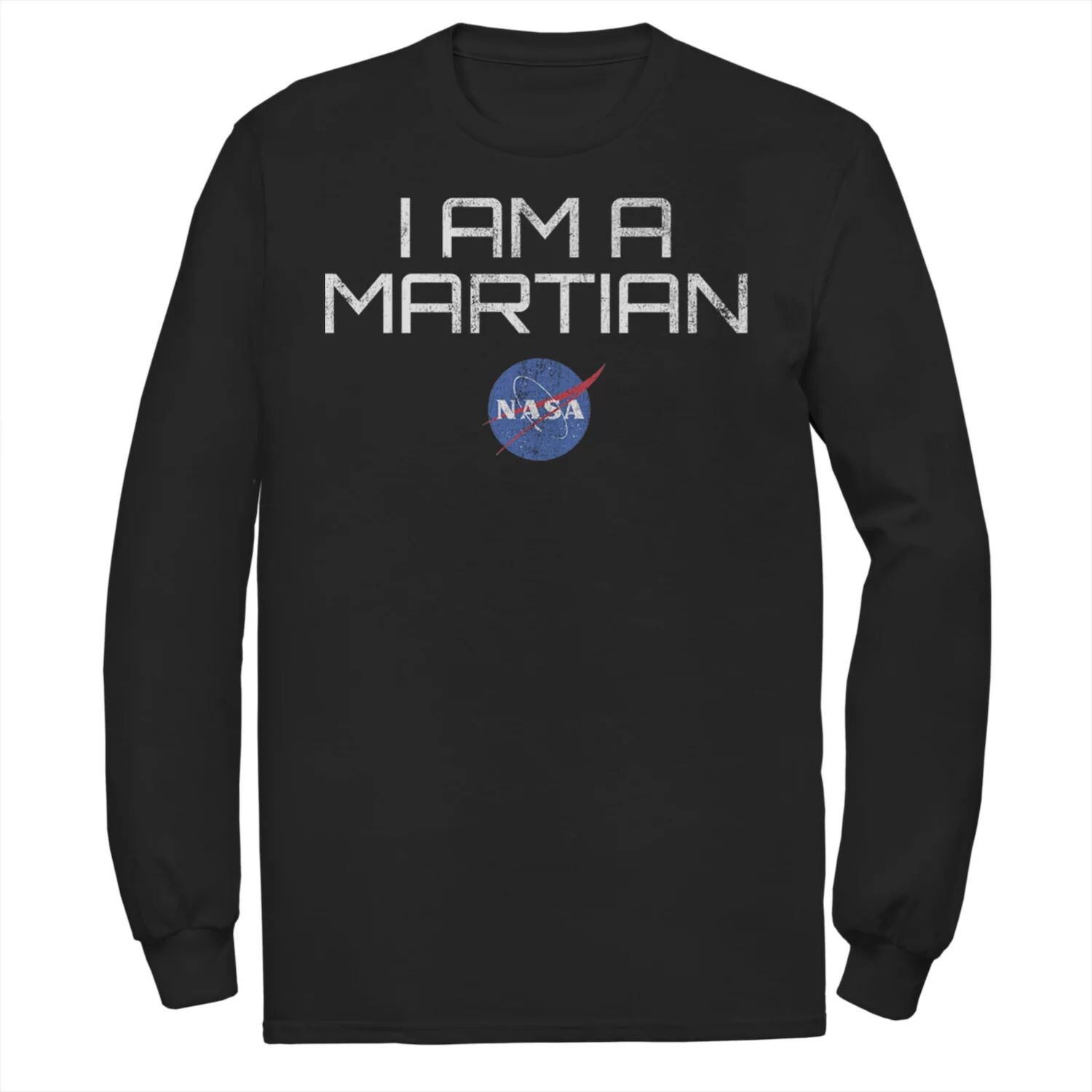 Мужская футболка NASA I Am A Martian с длинными рукавами и графикой с логотипом Licensed Character
Мужская футболка NASA I Am A Martian с длинными рукавами и графикой с логотипом Licensed Character