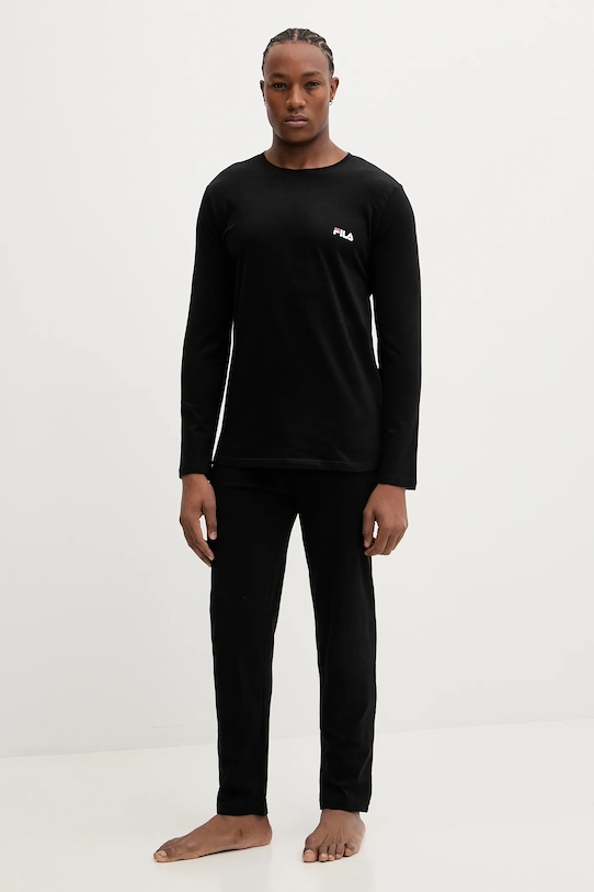 Хлопковая пижама Fila, черный
Хлопковая пижама Fila, черный