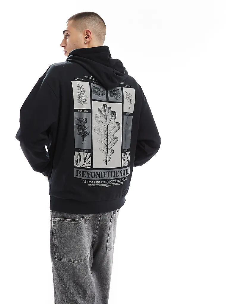 Толстовка оверсайз с принтом на спине черного цвета ASOS DESIGN
Толстовка оверсайз с принтом на спине черного цвета ASOS DESIGN