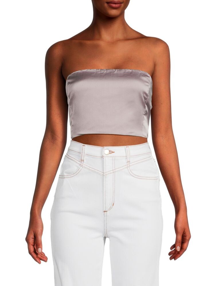 Атласный укороченный топ-труба Renee C., цвет Dusty Lavender
Атласный укороченный топ-труба Renee C., цвет Dusty Lavender