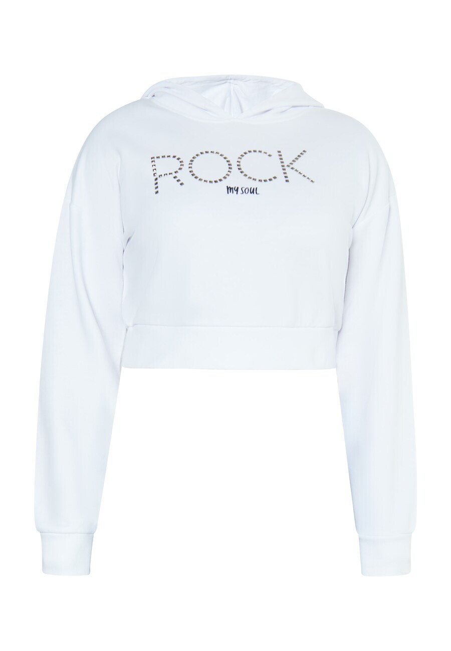 Толстовка с капюшоном ROCKEASY Sweatshirt, белый 
Толстовка с капюшоном ROCKEASY Sweatshirt, белый