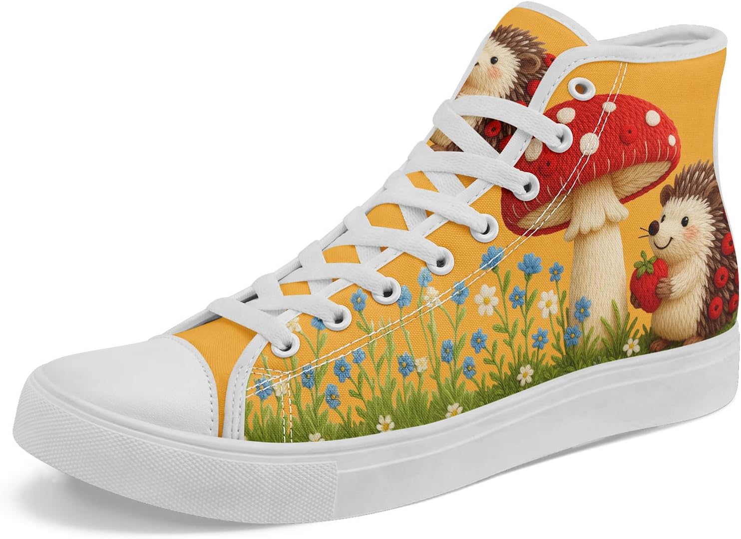 Высокие кеды на платформе AWSOLE из канвы для женщин и мужчин, черные, винтажные, с принтом лесных животных, грибов и птиц, легкие повседневные тапочки из канвы
Высокие кеды на платформе AWSOLE из канвы для женщин и мужчин, черные, винтажные, с принтом лесных животных, грибов и птиц, легкие повседневные тапочки из канвы