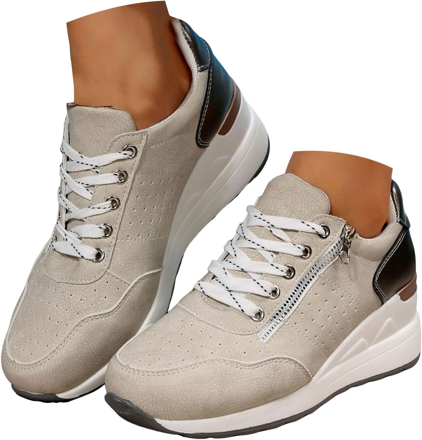 Женские кроссовки на платформе с липучкой Hbeylia, белый
Женские кроссовки на платформе с липучкой Hbeylia, белый