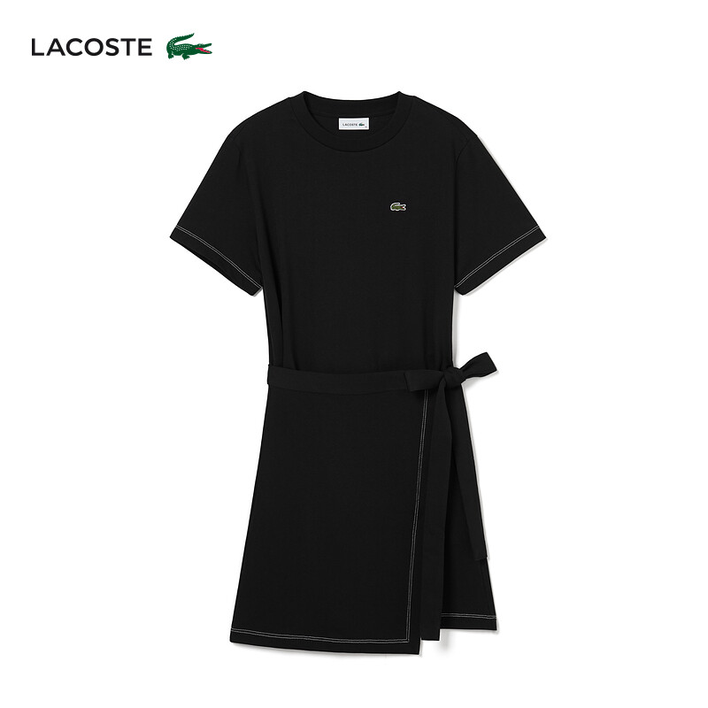 Платье Lacoste с короткими рукавами, черный
Платье Lacoste с короткими рукавами, черный