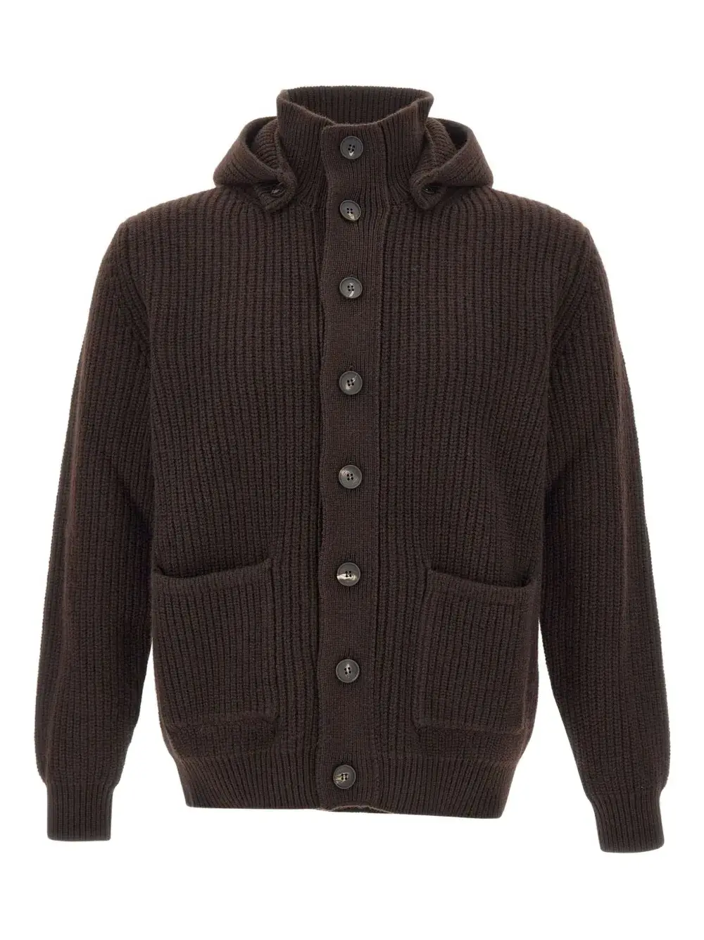 Ребристый кардиган с капюшоном Filippo De Laurentiis, коричневый
Ребристый кардиган с капюшоном Filippo De Laurentiis, коричневый