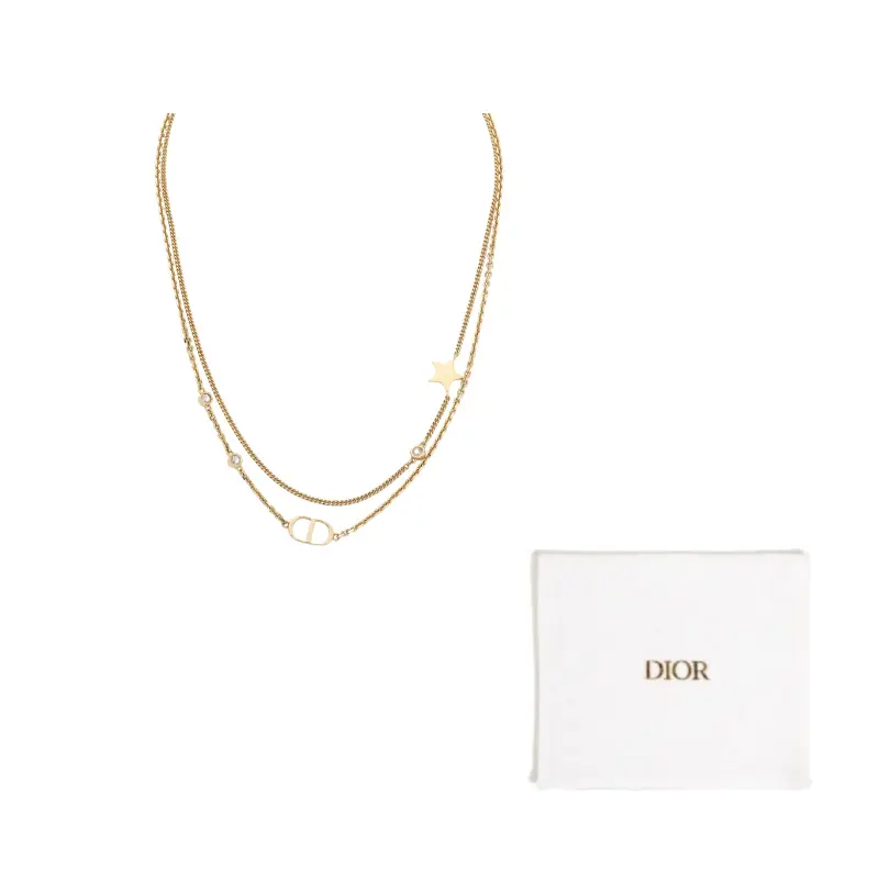 DIOR Золотое металлическое колье Women's Gold
DIOR Золотое металлическое колье Women's Gold