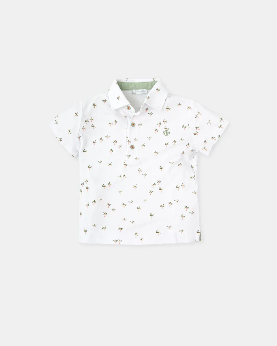 Baby boy рубашка поло с коротким рукавом и принтом ладони Tutto Piccolo, белый
Baby boy рубашка поло с коротким рукавом и принтом ладони Tutto Piccolo, белый