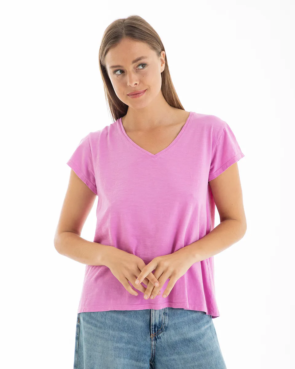 Женская футболка 100% хлопок с коротким рукавом Massana, розовый
Женская футболка 100% хлопок с коротким рукавом Massana, розовый