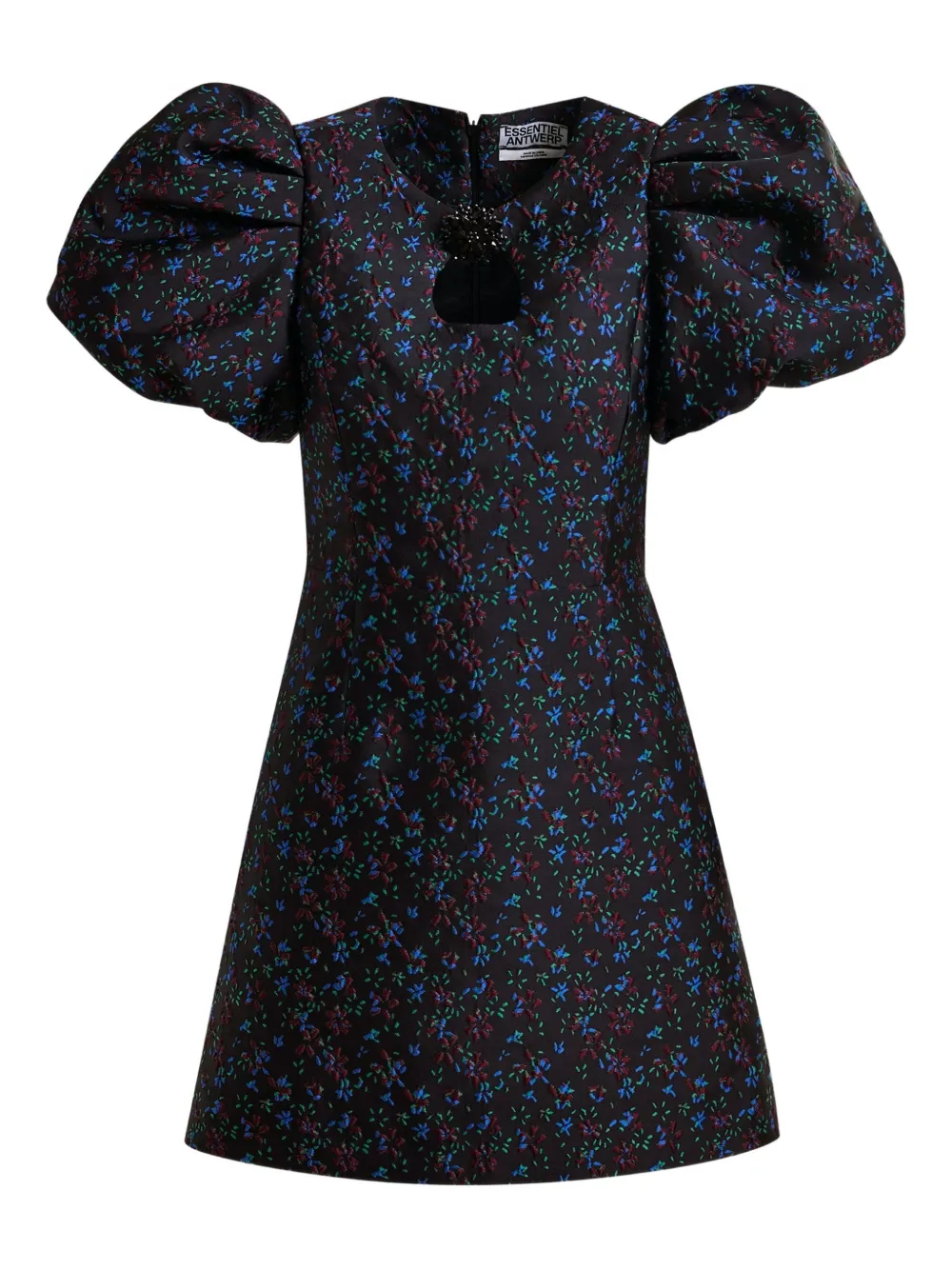 Мини-платье с цветочным принтом и рукавами-фонариками Essentiel Antwerp, черный
Мини-платье с цветочным принтом и рукавами-фонариками Essentiel Antwerp, черный