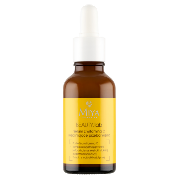 Сыворотка с витамином С для осветления пигментных пятен на лице, 30 мл Miya Cosmetics Beauty.Lab
Сыворотка с витамином С для осветления пигментных пятен на лице, 30 мл Miya Cosmetics Beauty.Lab