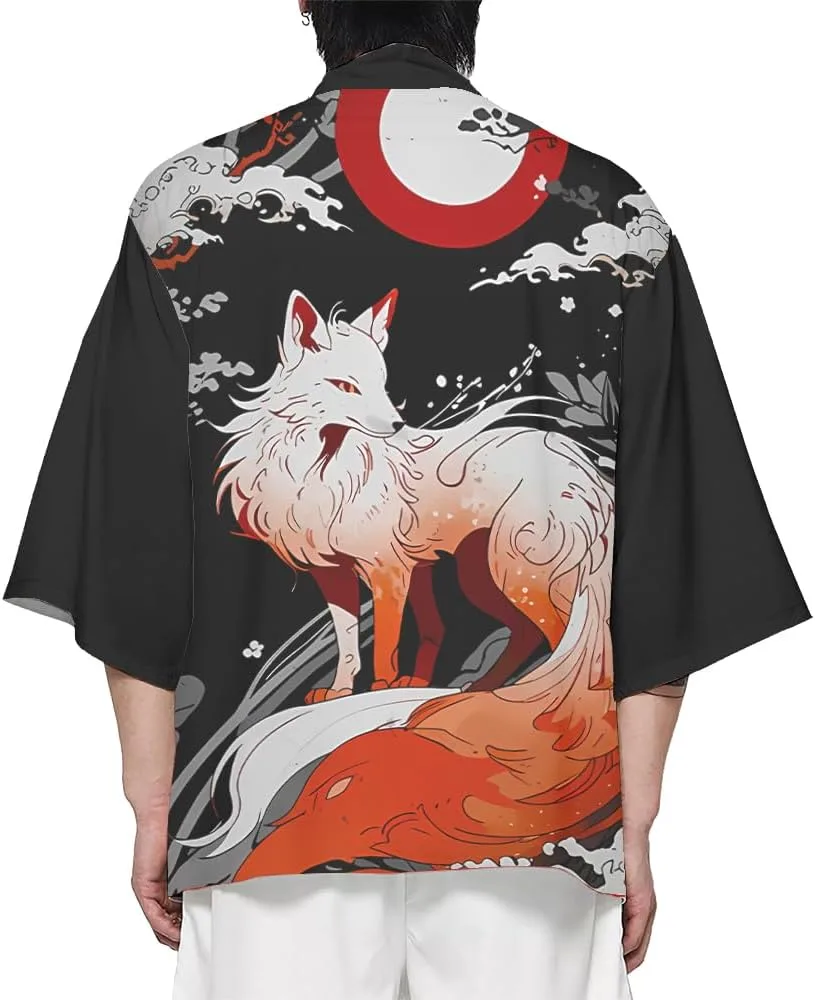 Кардиган хаори с принтом аниме лисы и волка Wifru
Кардиган хаори с принтом аниме лисы и волка Wifru