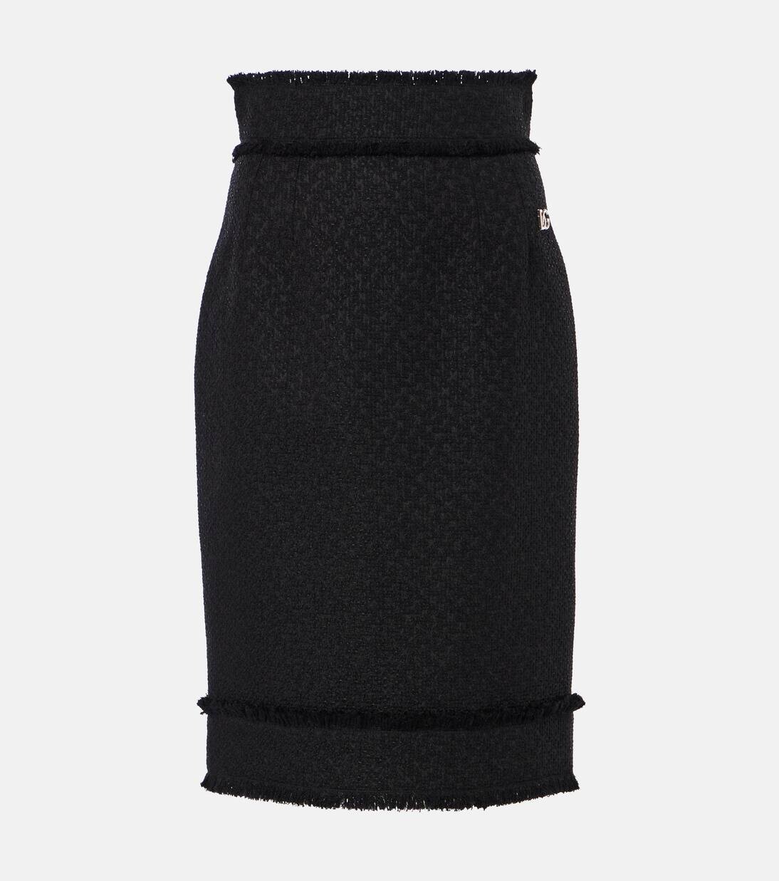 Юбка-карандаш из твида с добавлением шерсти Dolce&Gabbana, черный
Юбка-карандаш из твида с добавлением шерсти Dolce&Gabbana, черный